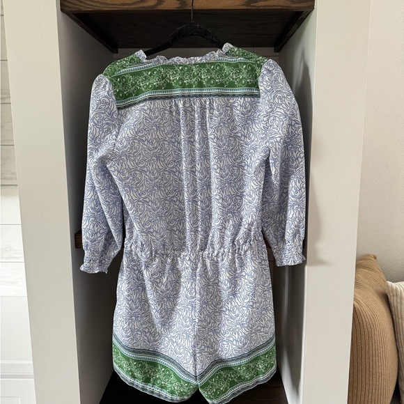 Stylish Green and Blue Jumpsuit size 6 - Picture 4 of 4